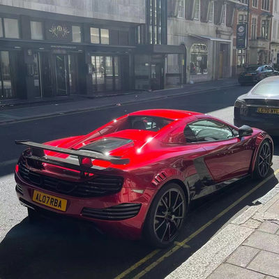 MP4 12C Mclaren Body Kit MSY Estilo Frente traseiro Bumper Spoiler Widebody Kit Vermelho Preto