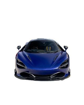 Blue 720s Wide Body Kit McLaren Fibra de Carbono Difusor de Lábios Frontais