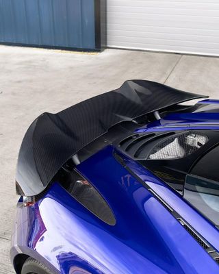 Blue 720s Wide Body Kit McLaren Fibra de Carbono Difusor de Lábios Frontais