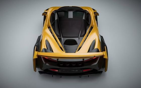 720s Mclaren Body Kit Fibra de Carbono Widebody ZE Estilo Frente E Para-choque traseiro