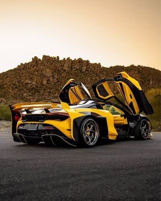 720s Mclaren Body Kit Fibra de Carbono Widebody ZE Estilo Frente E Para-choque traseiro
