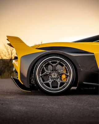 720s Mclaren Body Kit Fibra de Carbono Widebody ZE Estilo Frente E Para-choque traseiro