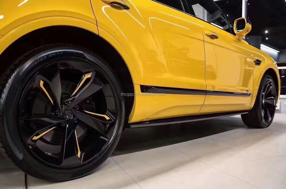 Para o Bentley Bentayga Carbon Fiber Body Kit Bentayga Upgrades o estilo W12 Carbon Fiber Front Lip Diffuser Spoiler