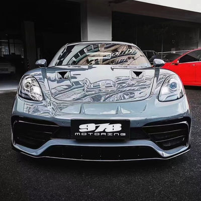 Novo produto para Porsche 718 Boxster Body Kit 718 Modernização do estilo PD Front e Rear Bumper Tuyere Spoilers
