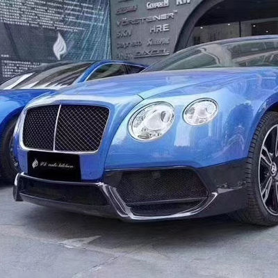 Para o Bentley Continental GT Kit de corpo de fibra de carbono Continental GT Upgrades VORS Style Spoilers de pára-choque dianteiro e traseiro