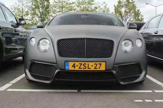 Para o Bentley Continental GT Kit de corpo de fibra de carbono Continental GT Upgrades VORS Style Spoilers de pára-choque dianteiro e traseiro