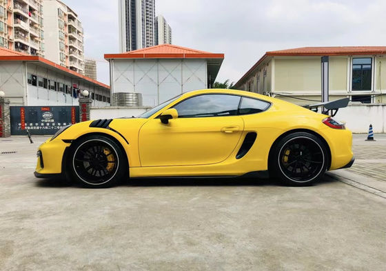 Produtos de plástico PU para Porsche Boxster 981 Kit de carroceria Boxster 981 GT4 atualizado Spoilers de pára-choque dianteiro e traseiro