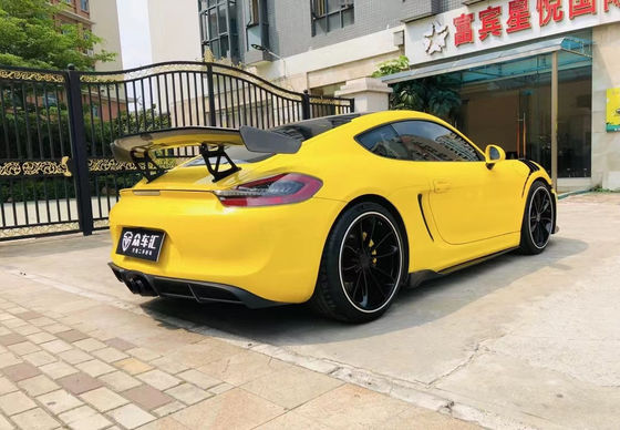 Produtos de plástico PU para Porsche Boxster 981 Kit de carroceria Boxster 981 GT4 atualizado Spoilers de pára-choque dianteiro e traseiro