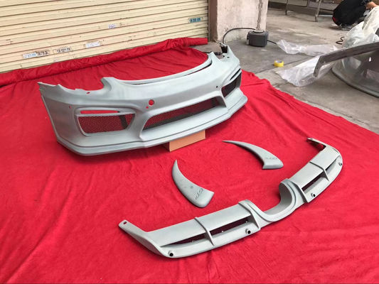 Produtos de plástico PU para Porsche Boxster 981 Kit de carroceria Boxster 981 GT4 atualizado Spoilers de pára-choque dianteiro e traseiro