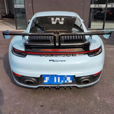 Spoiler de fibra de carbono de alta qualidade Spoiler de fibra de carbono para Porsche 911 992 992 para TechArt Style