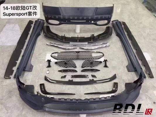 Para Bentley Continental GT Body Kit Continental Upgraded Supersports Style Kit de carroceria de pára-choque dianteiro e traseiro