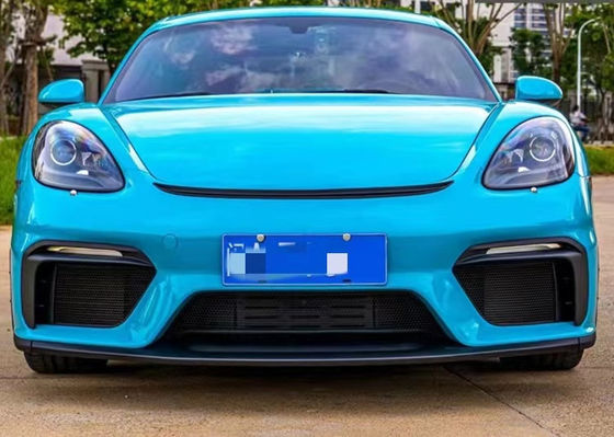 Material de plástico PP 718 Boxster Body Kit 718 GT4 estilo atualizado Frente e traseiro pára-choques Spoiler