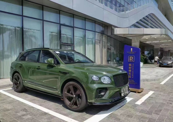 Para Bentley Bentayga Fibra de Carbono Body Kit Bentayga Upgrades SPE estilo Fibra de Carbono Front Lips Diffuser Spoiler Side Skirt