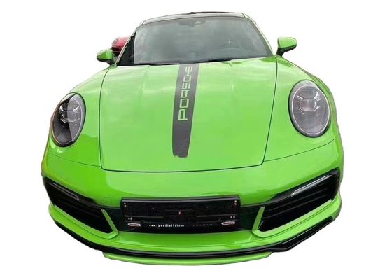 Para Porsche 911 992 Kit de corpo de fibra de carbono 911 992 Moderado TechArt estilo Frente pá difusor spoiler lado saia Kit de corpo