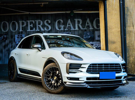 Kit de fibra de carbono de alta qualidade Kit de corpo Macan para Macan Saias frontais e traseiras Spoiler Wide Bodyki