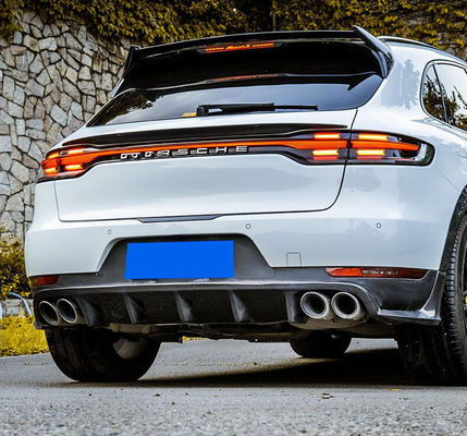 Kit de fibra de carbono de alta qualidade Kit de corpo Macan para Macan Saias frontais e traseiras Spoiler Wide Bodyki