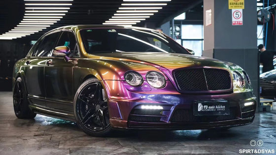 Preto 2013 Bentley Flying Spur Kit Corpo Frente e traseiro Bumper Spoiler Kit de escape
