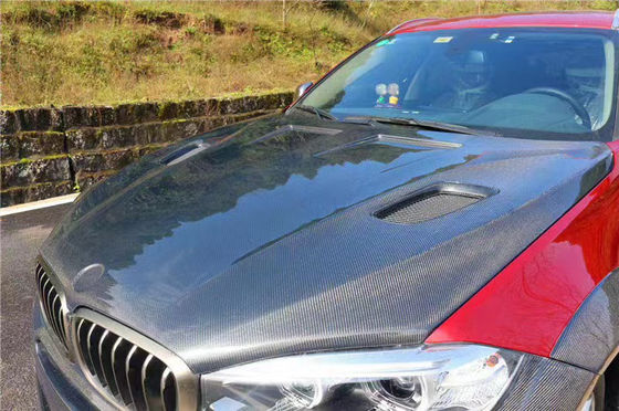 Venda para BMW X5 X6 F15 F16 Capuz de fibra de carbono Capuz de fibra de carbono X5 X6 Capuz de fibra de carbono