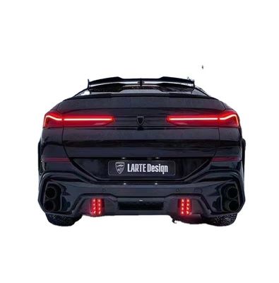 Venda Quente G06 X6 Fibra de Carbono Kit de Corpo Forbmw X6 Fibra de Carbono Frente Pá traseira difusor Spoiler Cover