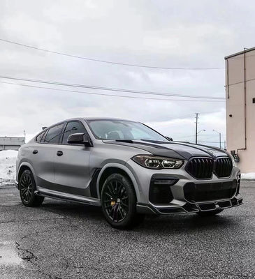 Venda Quente G06 X6 Fibra de Carbono Kit de Corpo Forbmw X6 Fibra de Carbono Frente Pá traseira difusor Spoiler Cover