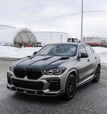 Venda Quente G06 X6 Fibra de Carbono Kit de Corpo Forbmw X6 Fibra de Carbono Frente Pá traseira difusor Spoiler Cover