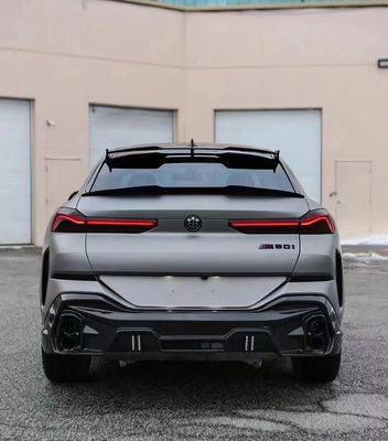 Venda Quente G06 X6 Fibra de Carbono Kit de Corpo Forbmw X6 Fibra de Carbono Frente Pá traseira difusor Spoiler Cover