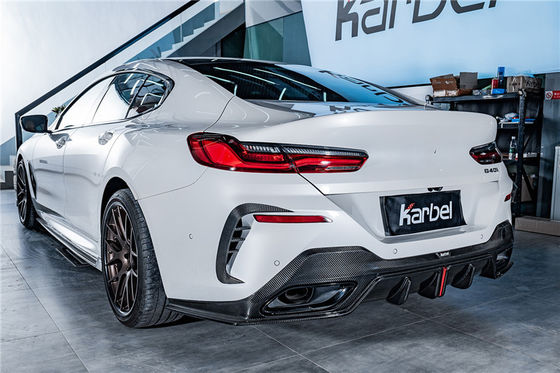 Venda Quente G14 G15 G16 840i 850i Kit de Corpo de Fibra de Carbono Forbmw 8 Série Frente Pauta traseira Difusor Spoiler