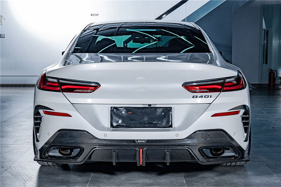 Venda Quente G14 G15 G16 840i 850i Kit de Corpo de Fibra de Carbono Forbmw 8 Série Frente Pauta traseira Difusor Spoiler