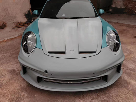 Para Porsche 911 991.1 991.2 Kit de carroceria 991.1 991.2 Atualização 992GT3 Estilo Cobertura do pára-choque frontal 991.1 991.2 Kit de carroceria