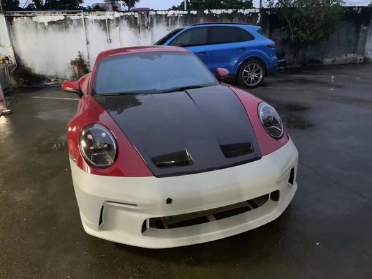 Para Porsche 911 991.1 991.2 Kit de carroceria 991.1 991.2 Atualização 992GT3 Estilo Cobertura do pára-choque frontal 991.1 991.2 Kit de carroceria