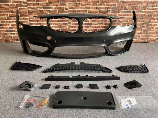 Material de plástico de PP F34 3 Série GT 320 330 328i Kit de corpo F34 Upgrade M4 estilo Frente e pára-choque traseiro