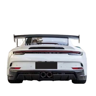 Spoiler de fibra de carbono para Porsche 911 992 Material de fibra de carbono 911 992 Upgraded GT3 Style Spoiler traseiro