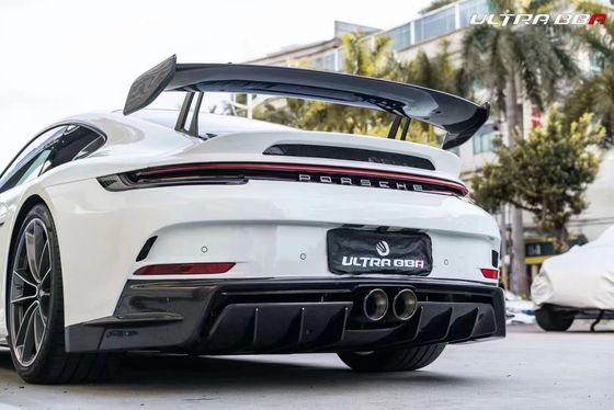 Spoiler de fibra de carbono para Porsche 911 992 Material de fibra de carbono 911 992 Upgraded GT3 Style Spoiler traseiro
