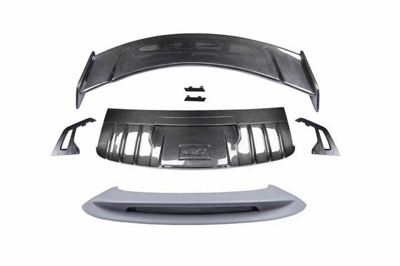 Spoiler de fibra de carbono para Porsche 911 992 Material de fibra de carbono 911 992 Upgraded GT3 Style Spoiler traseiro
