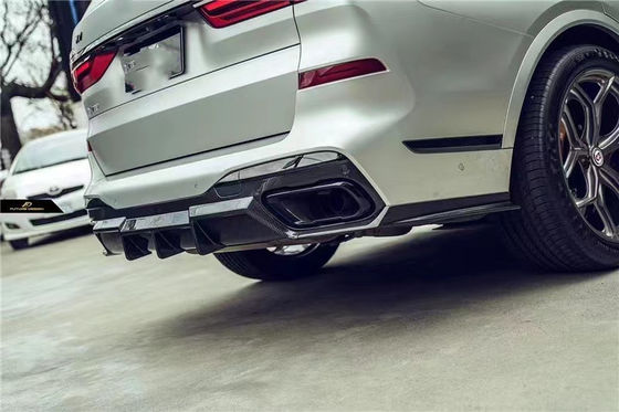 Peças para automóveis para BMW X7 Kit de corpo de fibra de carbono X7 Upgraded FD-style Carbon Fiber Front Shovel Diffuser Spoiler Top Wing Body Kit