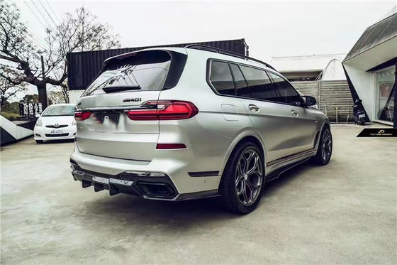 Peças para automóveis para BMW X7 Kit de corpo de fibra de carbono X7 Upgraded FD-style Carbon Fiber Front Shovel Diffuser Spoiler Top Wing Body Kit