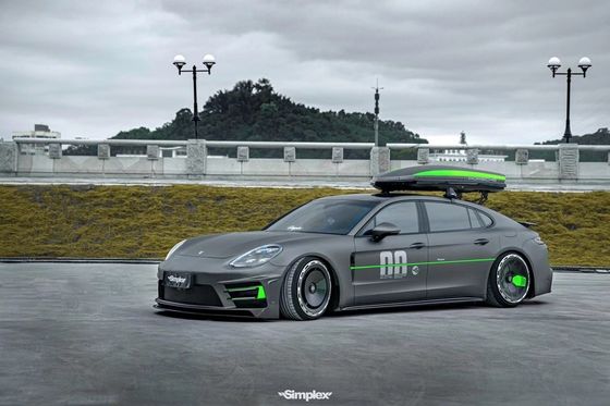 Para Porsche Palamela 971 Kit de corpo 971 ATR estilo avançado e traseiro Bumper lado saia Kit de corpo