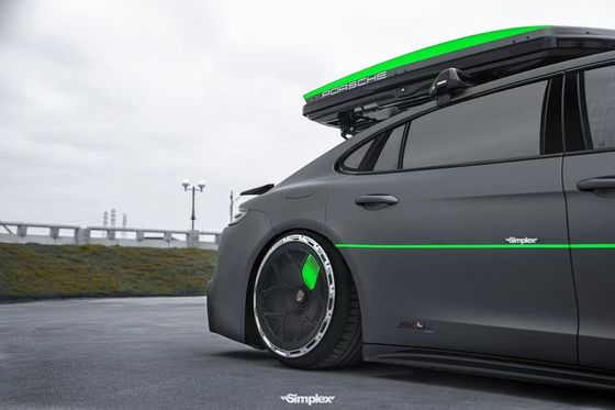Para Porsche Palamela 971 Kit de corpo 971 ATR estilo avançado e traseiro Bumper lado saia Kit de corpo