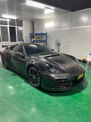 Para Porsche 911 992 Kit de carroceria 911 992 Upgraded TopCar Style Kit de carroceria de spoiler de pára-choque e traseiro