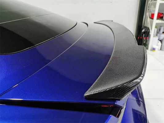Para Porsche Taycan Spoiler de fibra de carbono Kit de carroceria do Taycan Spoiler de fibra de carbono