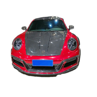 Peças para automóveis Porsche 911 992 Kit de carroceria 911 992 Turbo Upgraded Techart Style Kit de carroceria de cobertura de pára-choque dianteiro e traseiro