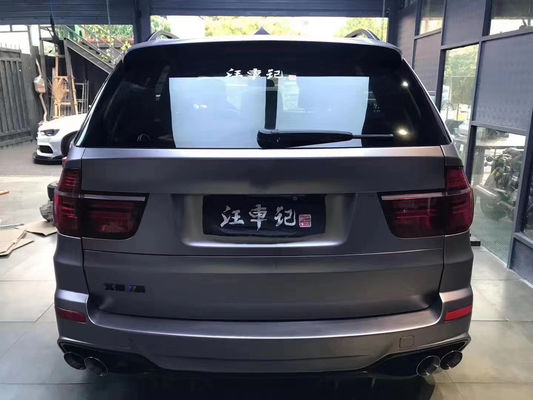 Para BMW E70 E71 X5 Kit de carroceria FPR Material X5 E70 E71 Modernização PD Estilo Frente e traseiro parachoques corpo largo