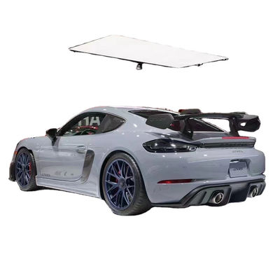 Peças para automóveis Porsche 718 981 987 Spoiler de fibra de carbono 718 981 987 Upgraded GT4RS Style Tail Spoiler