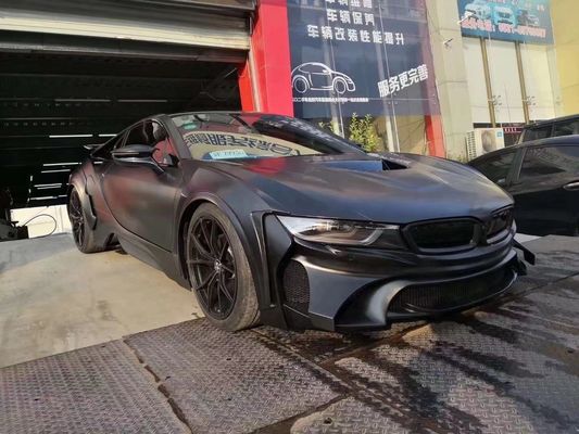 Para o BMW I8 Kit de corpo de fibra de carbono I8 Upgrade Energy-style Kit dianteiro e traseiro de spoiler de pára-choque
