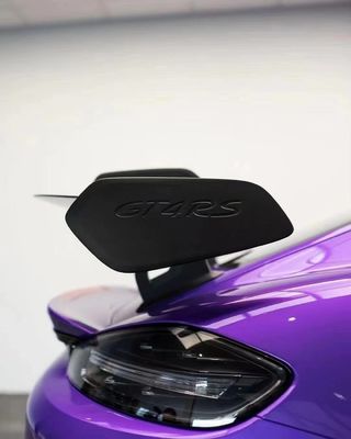 Peças para automóveis Porsche 718 981 987 Spoiler de fibra de carbono 718 981 987 Upgraded GT4RS Style Tail Spoiler