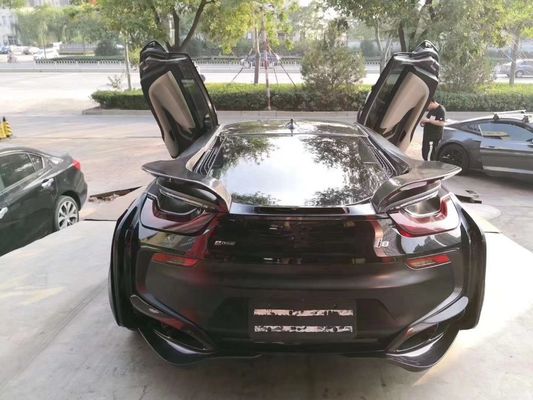 Para o BMW I8 Kit de corpo de fibra de carbono I8 Upgrade Energy-style Kit dianteiro e traseiro de spoiler de pára-choque