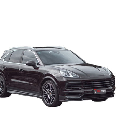 Peças para automóveis Porsche Cayenne Fibra de corpo Kit Cayenne Fibra de carbono Front Spreader Spoiler