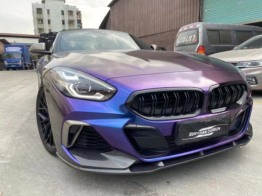 Kit de carroceria de fibra de carbono para BMW Z4 G29 Z4 G29 Upgraded TRD Style Front Shovel Diffuser Spoiler Body