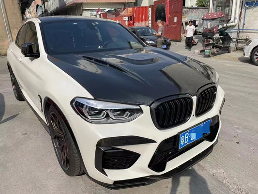 Para BMW X3M X4M F97 F98 Cobertura de máquina de fibra de carbono Material seco de fibra de carbono X3M X4M Cobertura de motor de fibra de carbono
