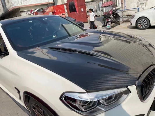 Para BMW X3M X4M F97 F98 Cobertura de máquina de fibra de carbono Material seco de fibra de carbono X3M X4M Cobertura de motor de fibra de carbono